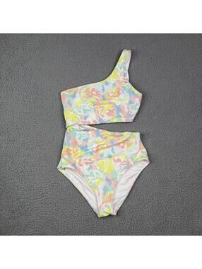 VICTORIA SECRET One Piece Cutout Swimsuit Monokini One-Shoulder Small